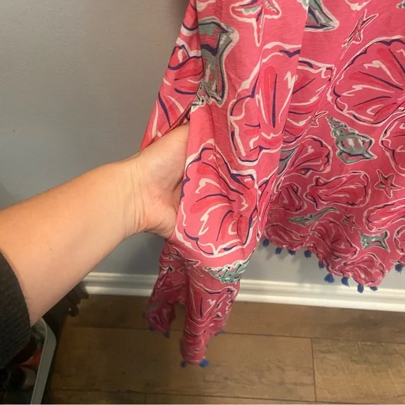 Simply Southern Pink and Blue Floral Dress - Picture 3 of 8